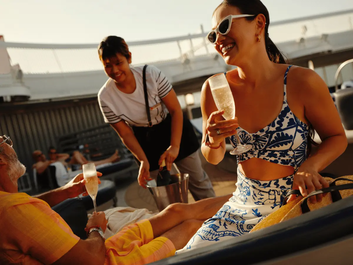 Does Virgin Voyages have a drinks package - how bar tabs work on Virgin voyages and NHS discount