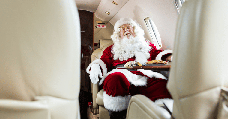 Imagine how bad Santa’s jet lag is